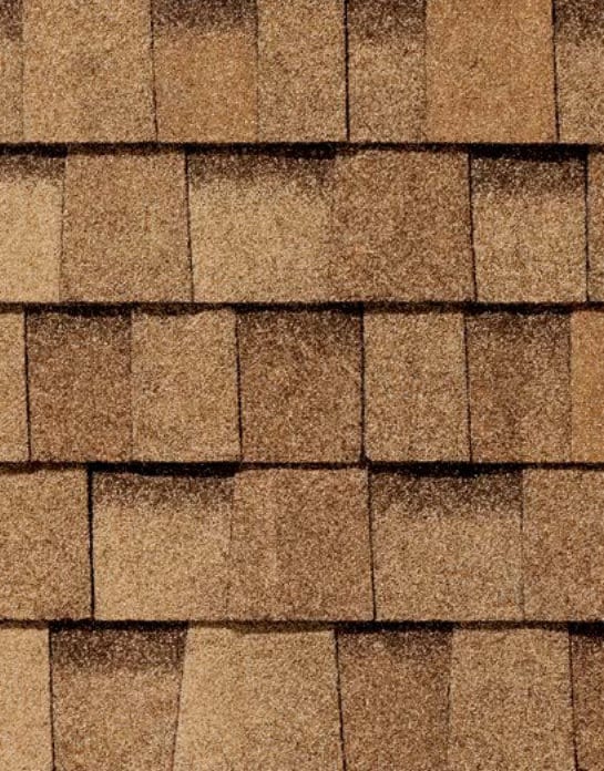 Rustic Cedar color roof shingles
