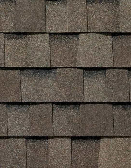 Weathered Wood color roof shingles